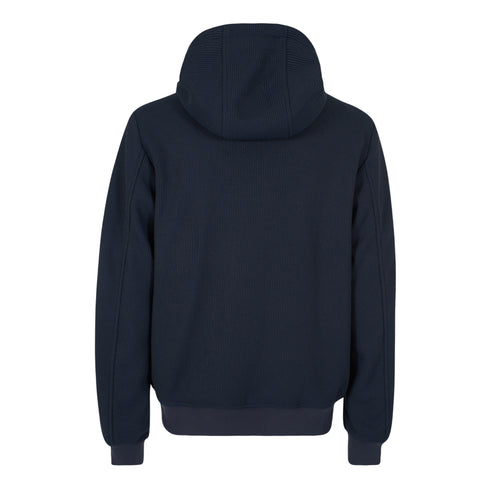 Giubbotto Uomo in poliestere, con cappuccio e patch logo sulla manica